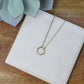 Hexagon Pendant Necklace