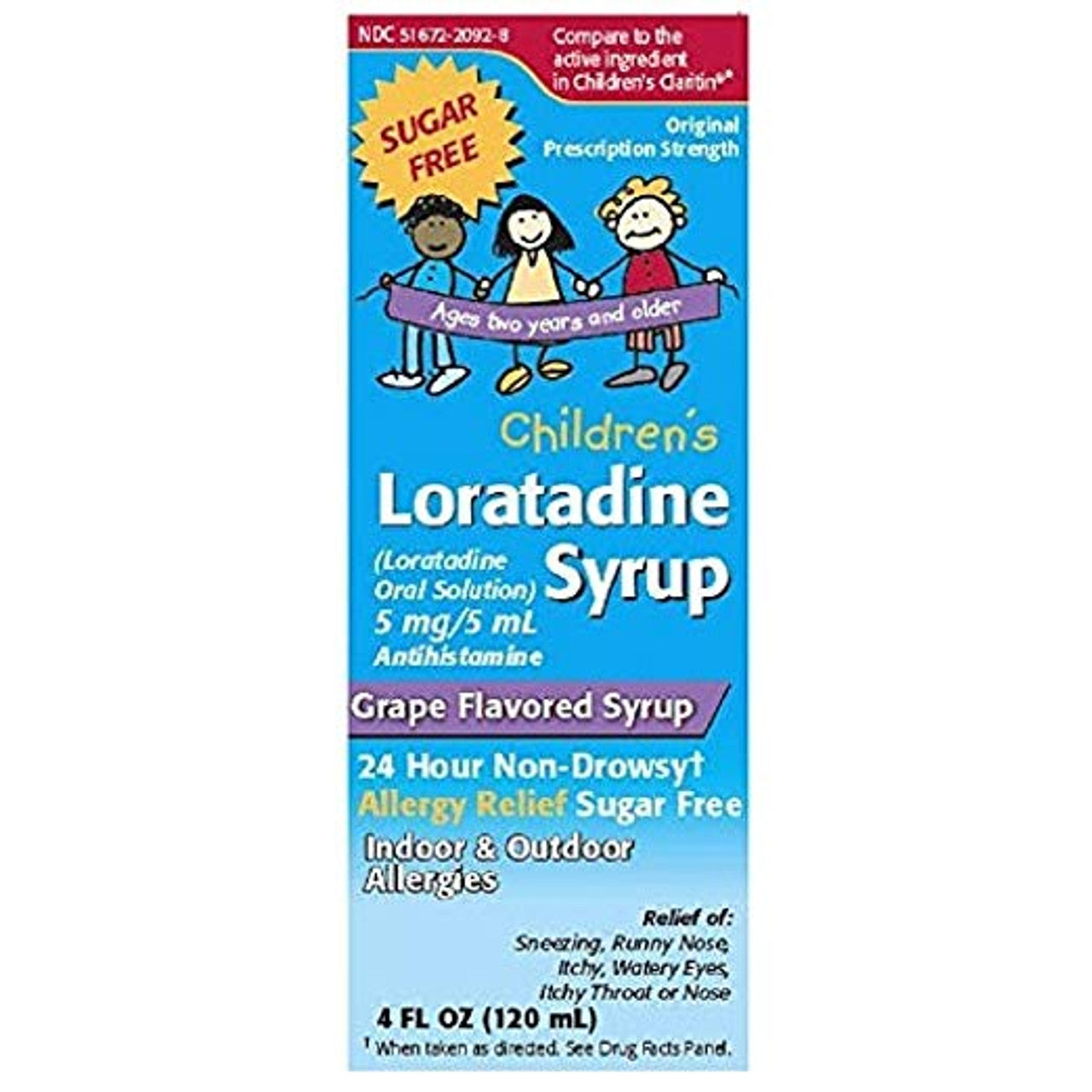 Taro Children's Loratadine Oral Solution – 5 mg / 5 mL Fruit Flavored Syrup