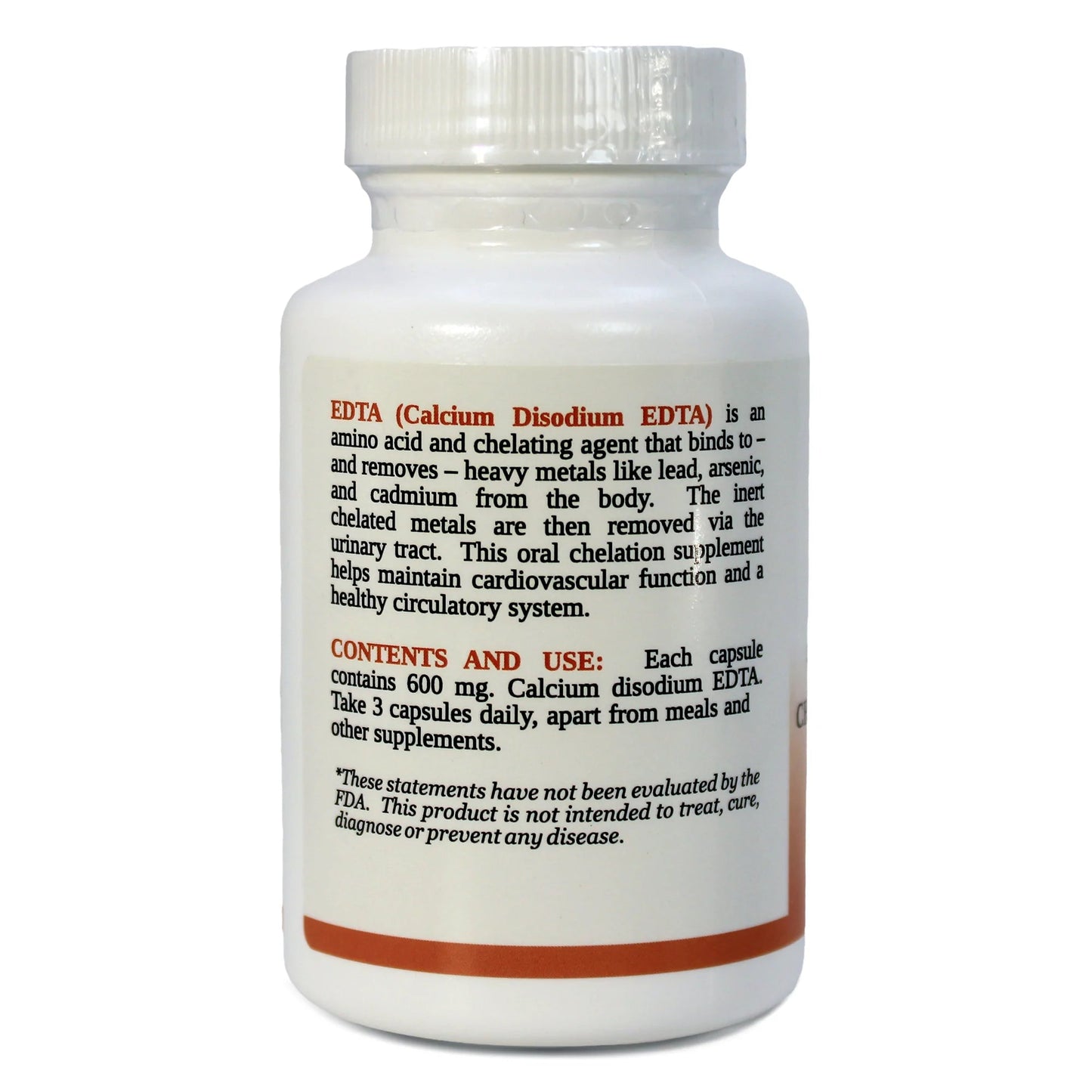Arizona Natural Resource Calcium Disodium EDTA, 600mg, 100 Capsules