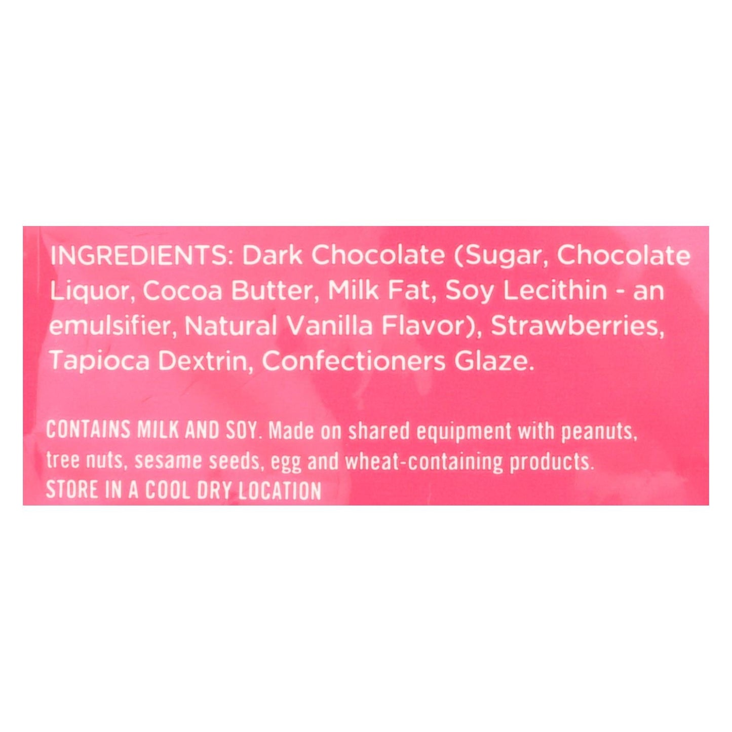 TruFru Real Strawberries in Dark Chocolate Freeze-Dried Fruit (Pack of 6) 4.2 Oz