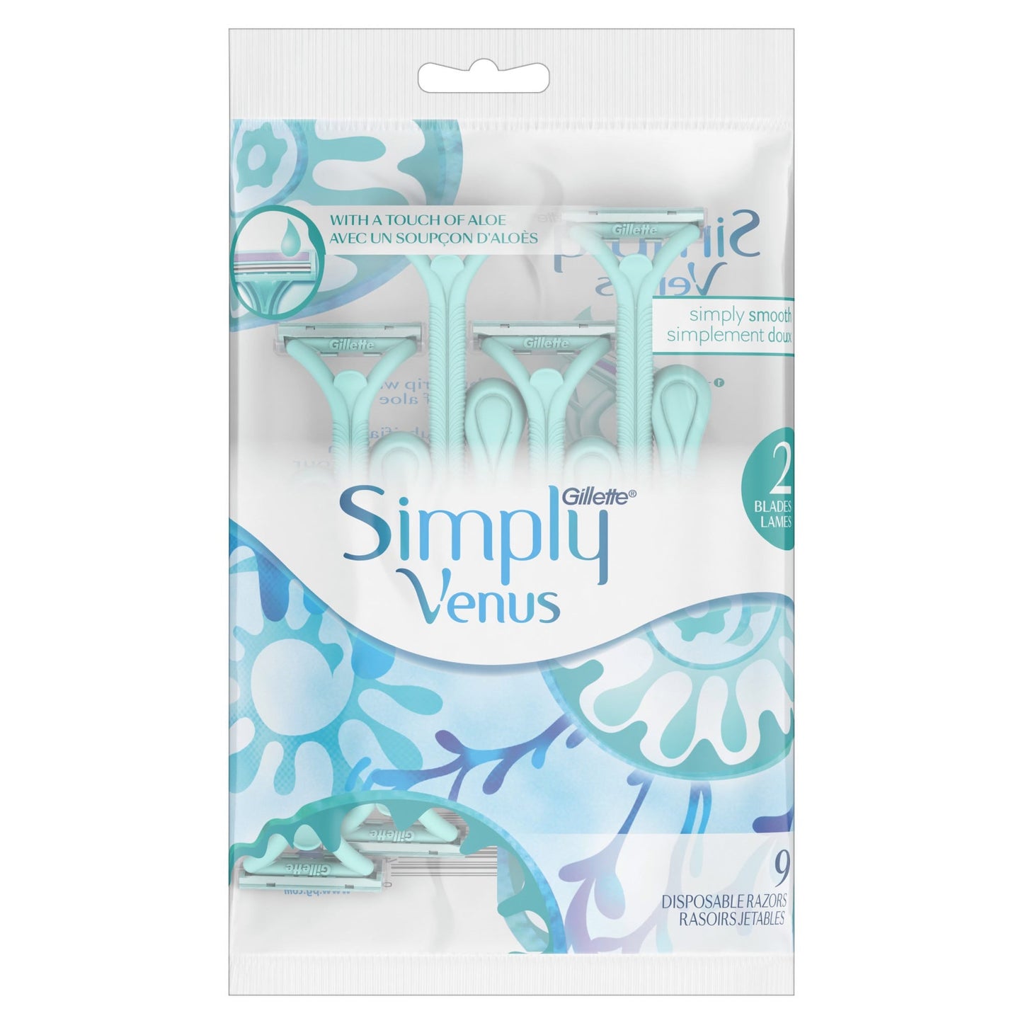 Gillette Simply Venus 2 Disposable Razors For Women