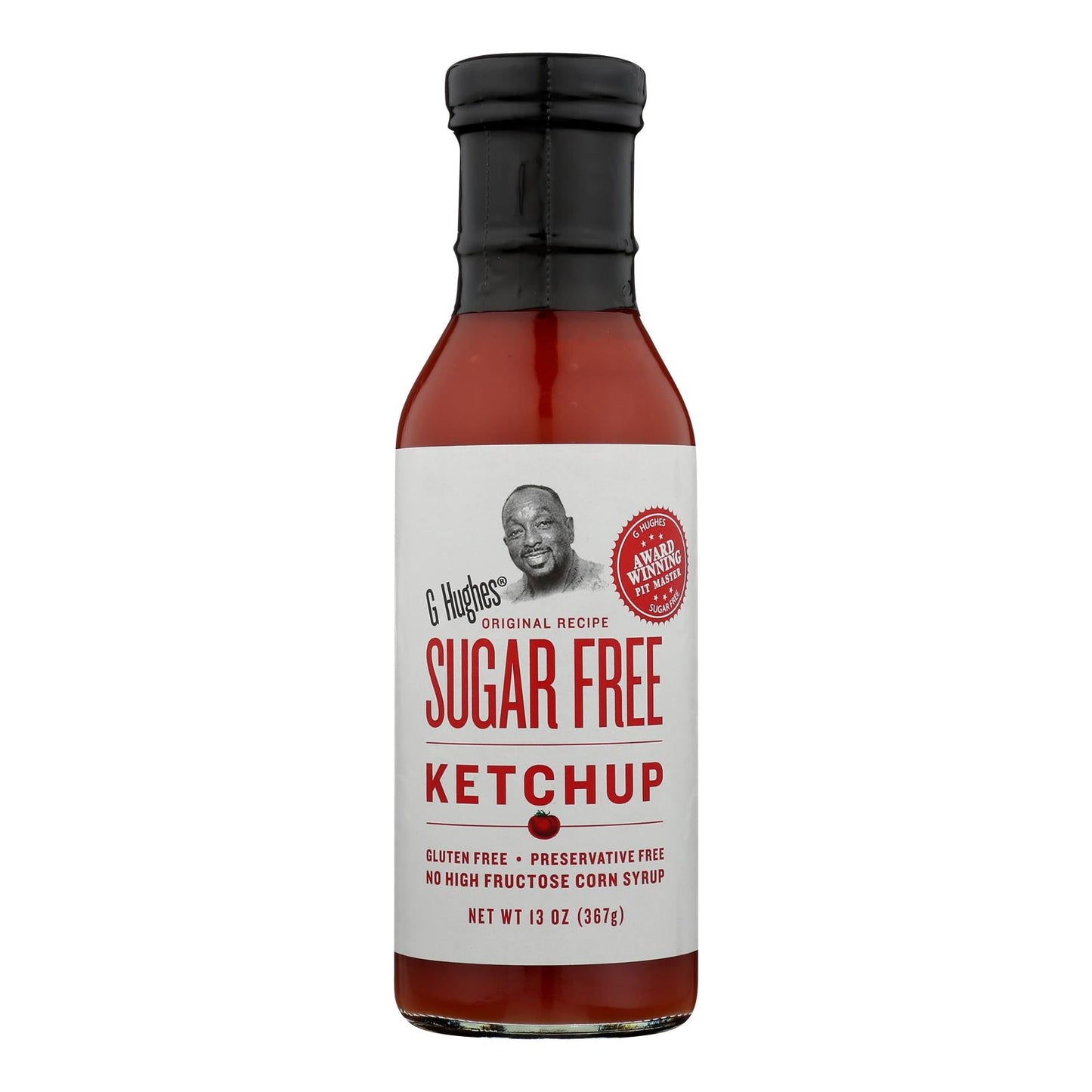 G Hughes Sugar-Free Ketchup, 13 Oz Each (Pack of 6)