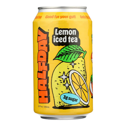 Halfday Tonic Lemon Black Tea - 12 Fl Oz Case of 12