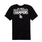 New Era Los Angeles Dodgers Team Drip World Series Men T-Shirt Black/Pink