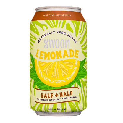 Swoon Half & Half Lemonade Tea, 12 Pack of 12oz Bottles
