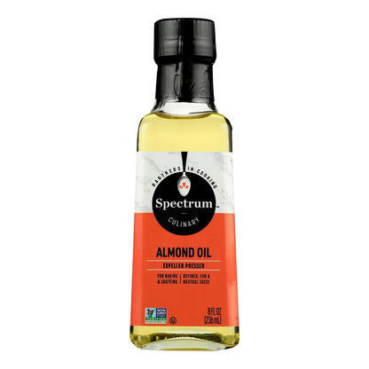 Spectrum Naturals Refined Sweet Almond Oil, 8 fl oz