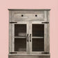 Modern Glass Door Cabinet – 3 Styles | Adjustable Shelves | Compact Storage Cupboard