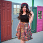 Don't Judge a Book by its Cover A-Line Skirt