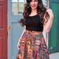 Don't Judge a Book by its Cover A-Line Skirt