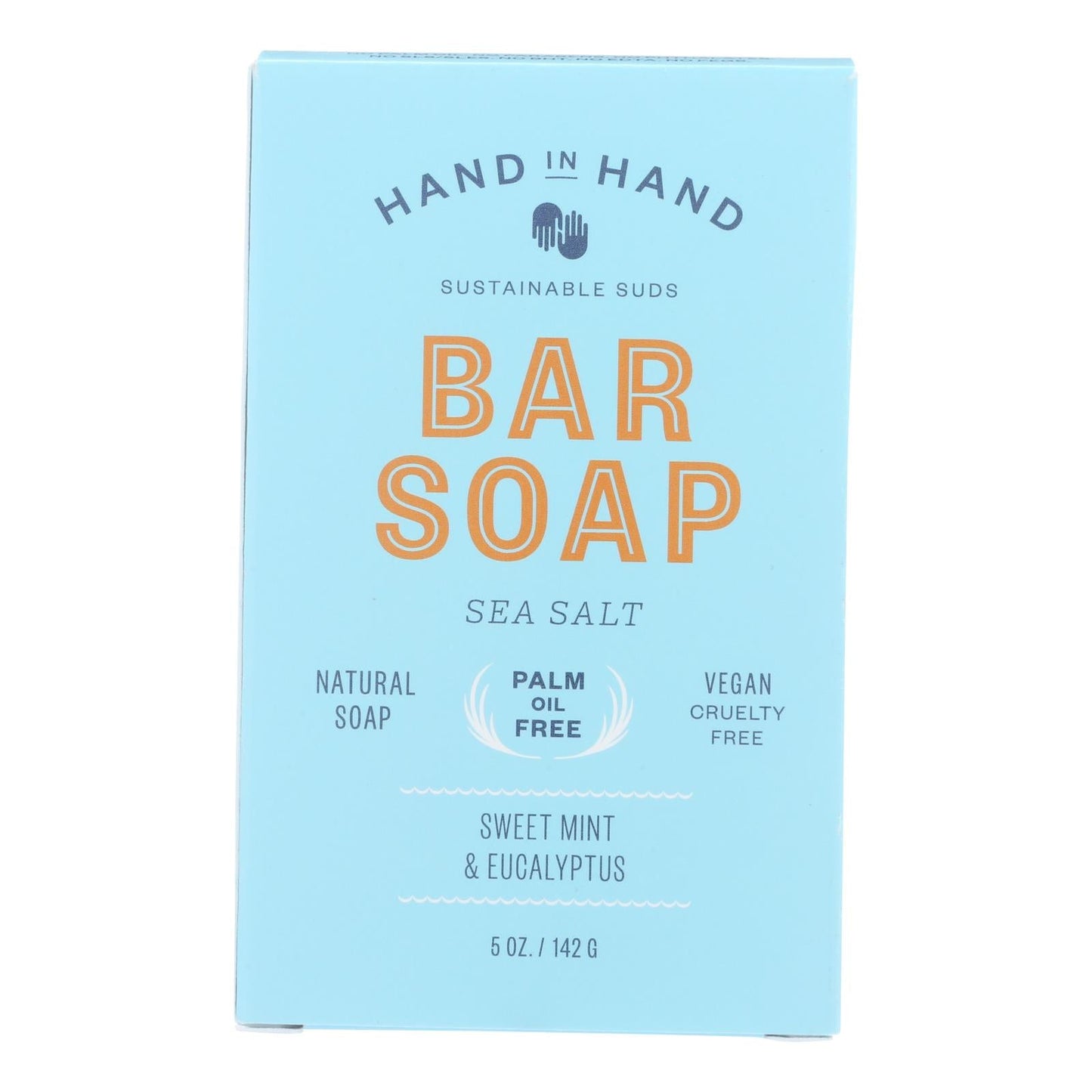 Hand in Hand Sea Salt Bar Soap, 5 Oz