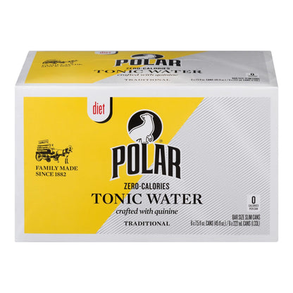 Polar Beverages Diet Tonic Water Case of 4 (6x7.5 fl.oz.)