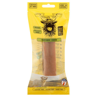 Yellow Yak Yaky Chew Medium Cheese Dog Treats, 2.3 Oz., Case of 6