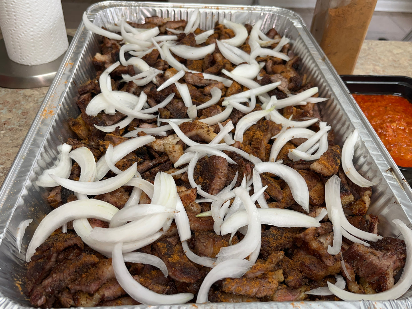 Large Event Tray Of Beef Suya