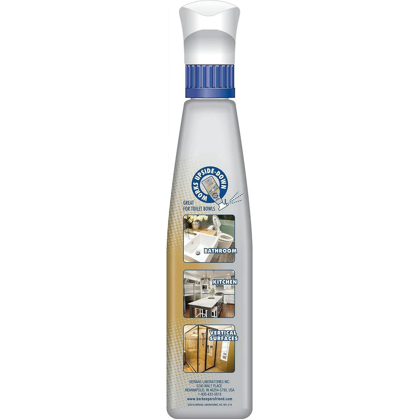 Bar Keepers Friend Spray & Foam  Multi-Surface Cleaner MORE, 25.4 fl oz, Pack of 6