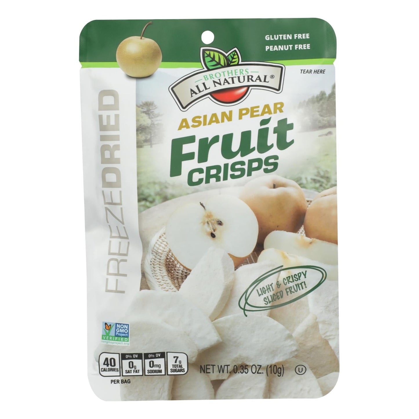 Dried Asian Pear Crisps - 24 Pack - .35 Oz