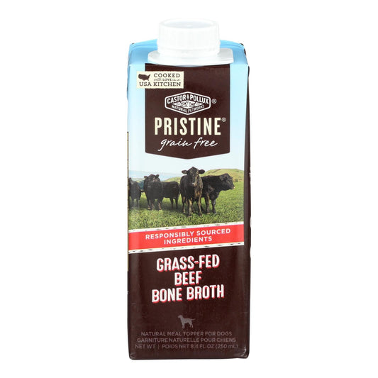 Castor & Pollux Organic Green Beef Bone Broth, 8.4 fl oz - Case of 24