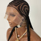 Feeding Braid Wig (Medium Brown Full Lace) Color 1B, Waist Length - Sharon