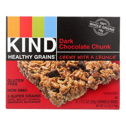 Kind Granola Bar Healthy Grains Dark Chocolate Chunk - 5/1.2 Oz - Case of 8