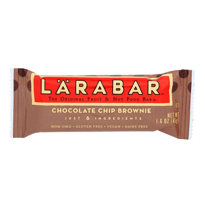 Larabar Chocolate Chip Brownie Bites - Case of 16 - 1.6 Oz