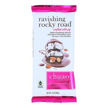 Chuao Chocolatier Milk Chocolate Raisin Rock Yard, 2.8 Oz Bar (Case of 10)
