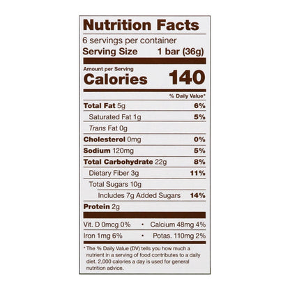 Nature's Bakery Chocolate Chip Banana Baked-in Bars - 6-Pack, 1.27oz Each