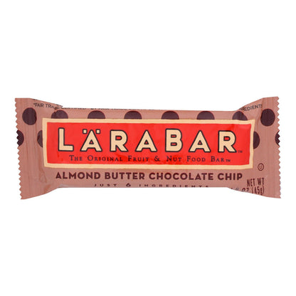 Larabar Almond Butter Chocolate Chip Fruit & Nut Energy Bar - 16 Pack, 1.6 Oz. Each