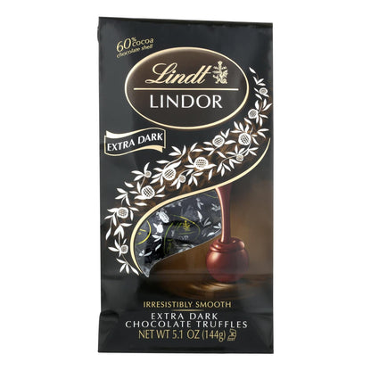 Lindt Excellence Extra Dark Chocolate Truffles, 6 x 5.1 Oz