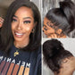 13x4 Glueless Kinky Straight Bob Wig | Ready-to-Wear | Brazilian Remy Hair | 100% Human Hair