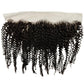 Jerry Curl 13x4 Transparent Lace Human Hair Frontal