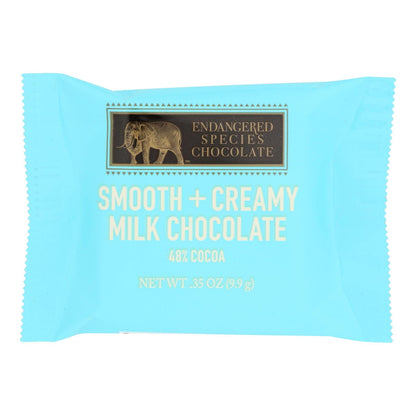 Endangered Species Chocolate Milk Chocolate Smooth & Creamy, .35 Oz, 250 Count