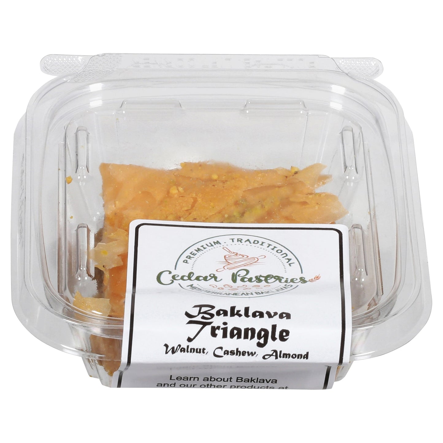 Cedar Pastries Baklava Greek Triangles - 24 Pack - 3.5 Ounces