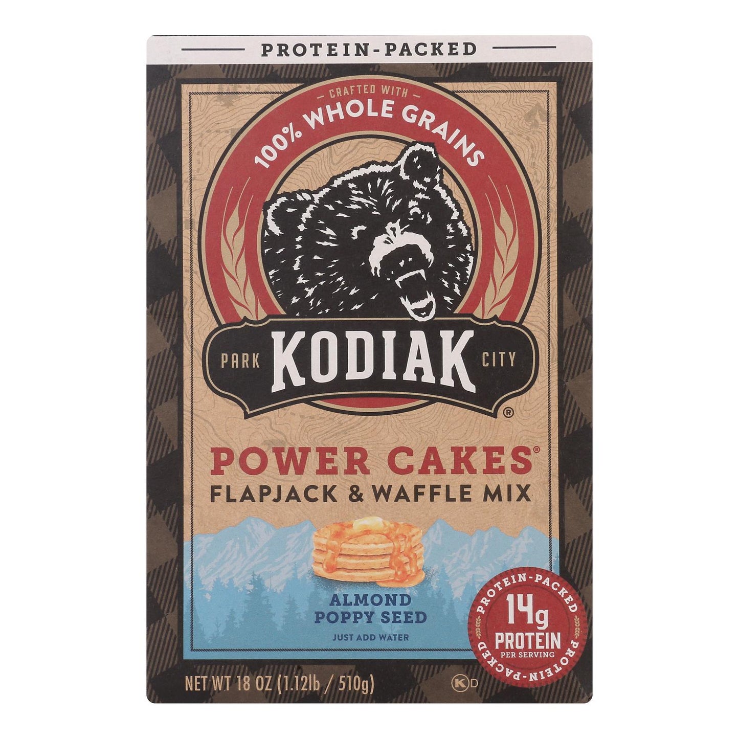 Kodiak Cakes Almond Poppyseed Flapjack & Waffle Mix - 18 Oz