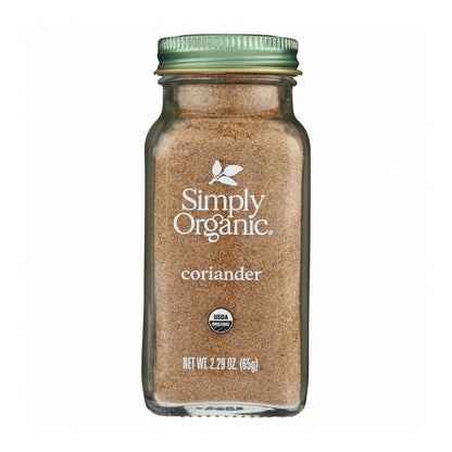 Simply Organic Ground Coriander Seed, 6 Pack (2.29 oz Each)