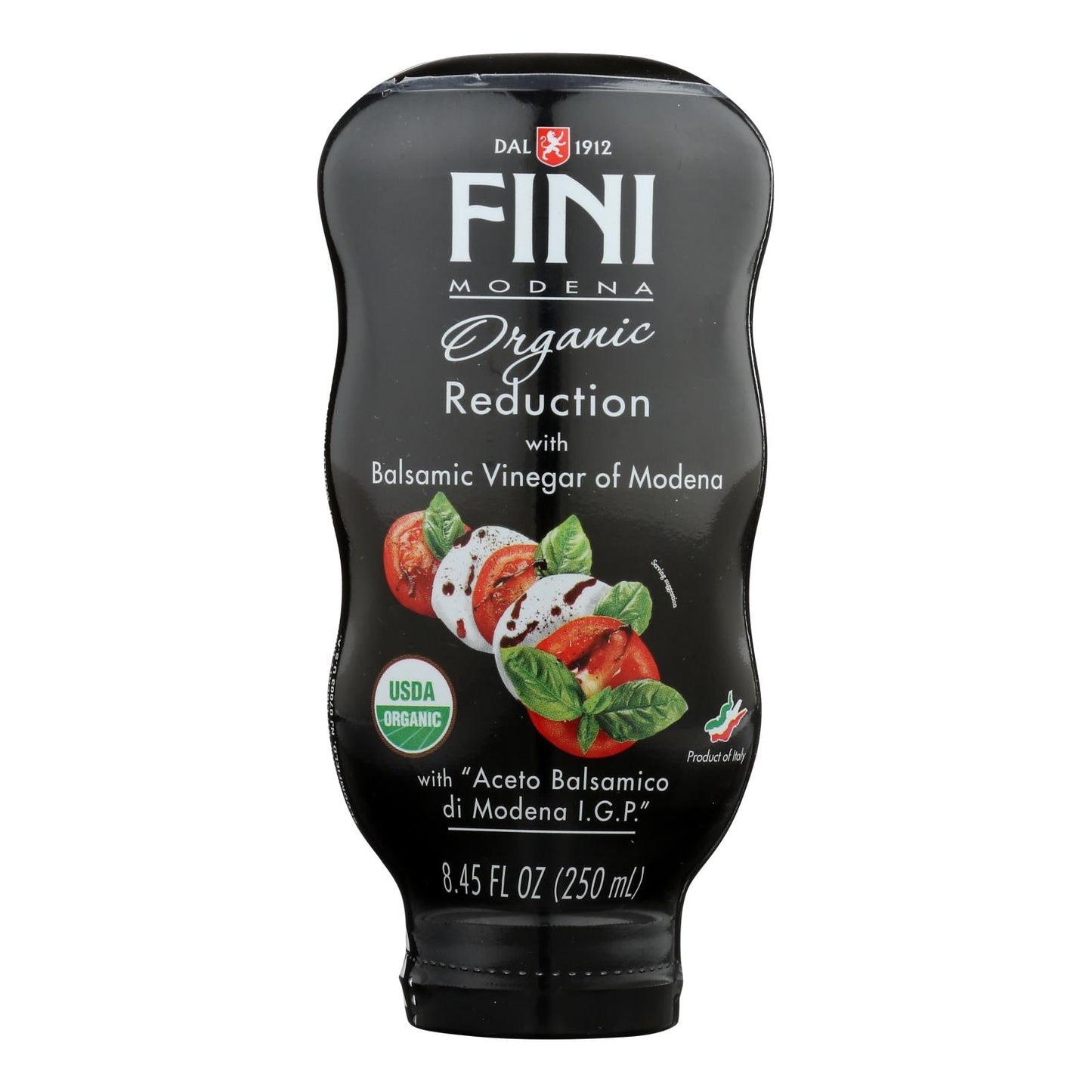 Fini Organic Balsamic Vinegar Reduction, 8.45 oz Bottles, Case of 6