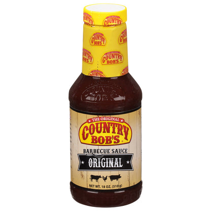 Country Bob's Original Barbecue Sauce, 18 Oz Bottles - Case of 6