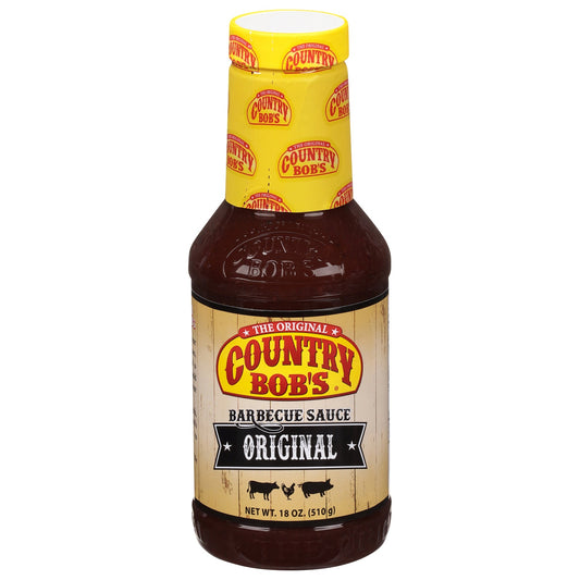 Country Bob's Original Barbecue Sauce, 18 Oz Bottles - Case of 6