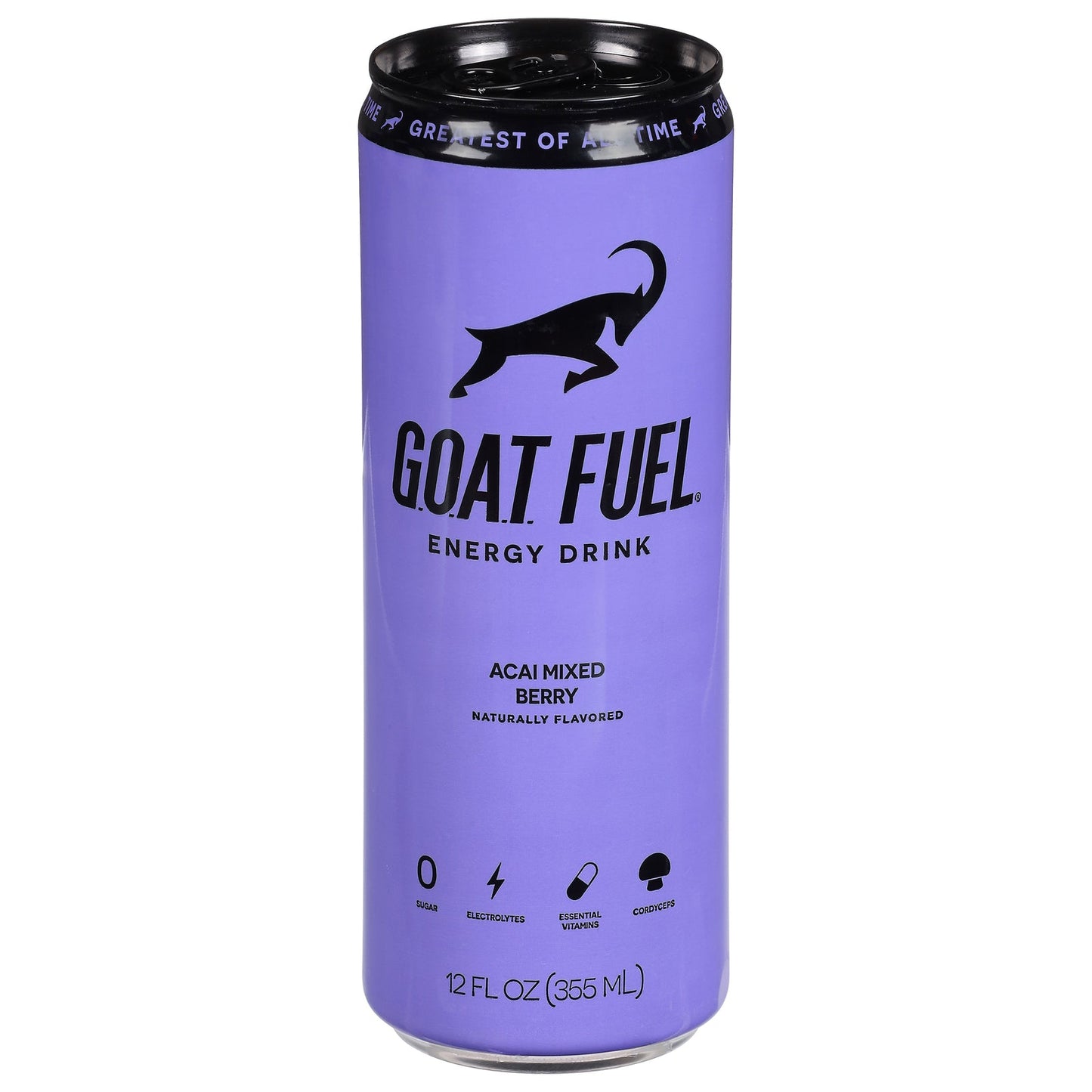 G.O.A.T. Fuel Acai Berry Energy Drink - 12 fl oz Pack of 12