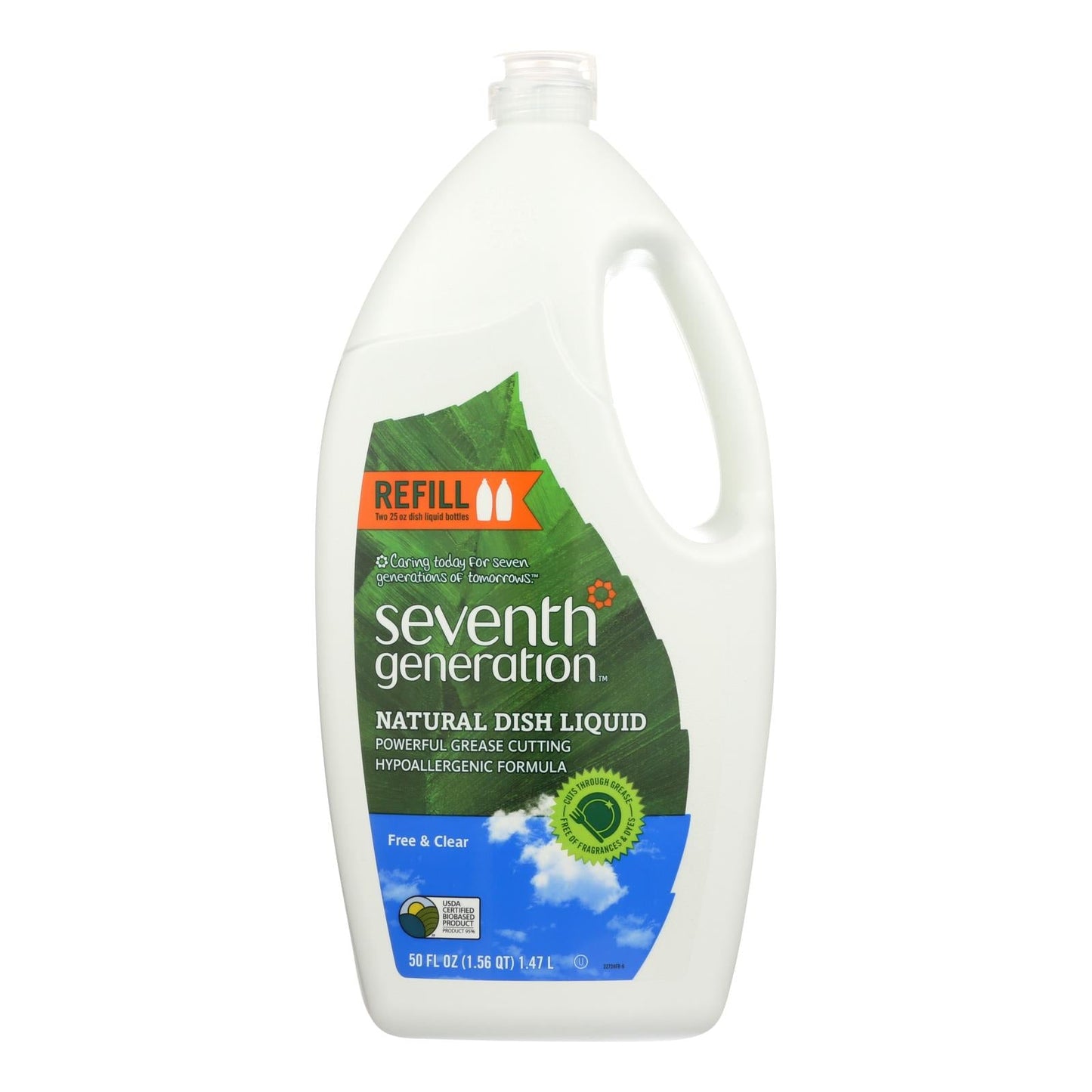 Seventh Generation Dish Liquid Free & Clear - 3 x 50 fl. oz