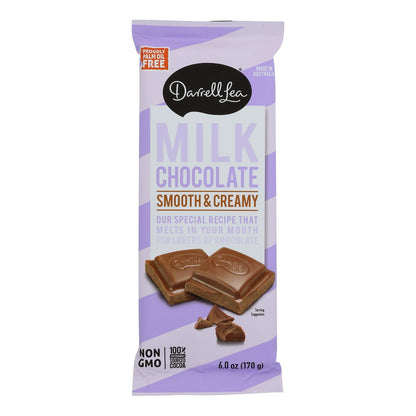 Darrell Lea Plain Milk Chocolate Bar - 6 Oz. - Case of 15