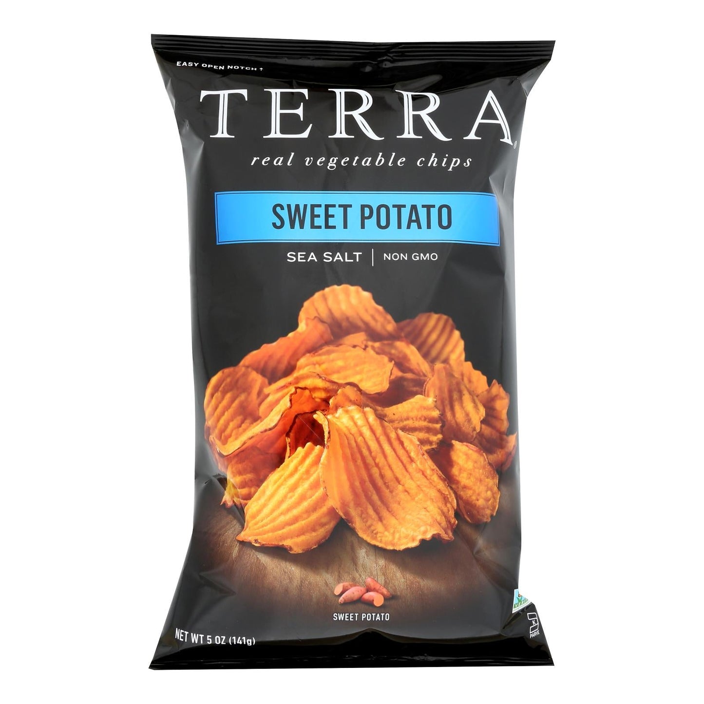 Terra Sweet Potato Chips, Sea Salt, 5 oz Bag, Case of 12