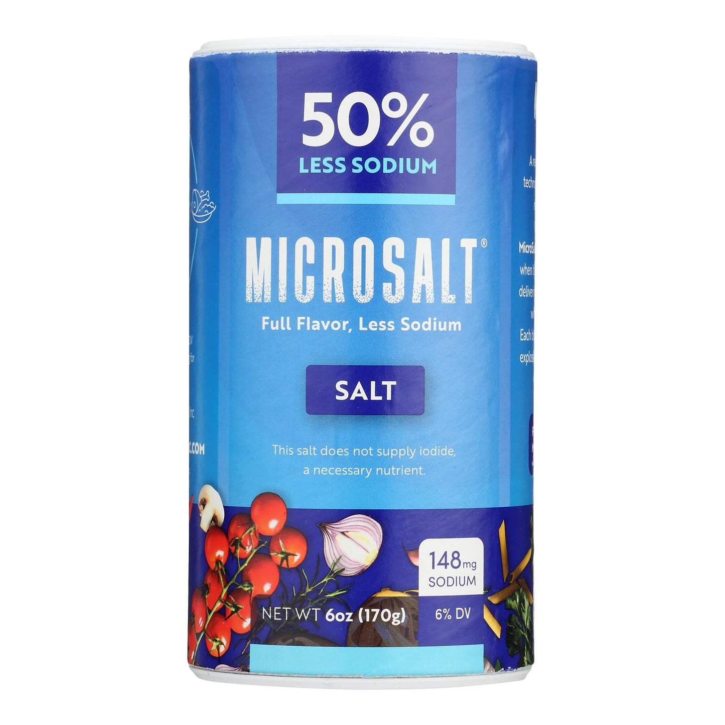 Microsalt Salt Shaker - Case of 6 - 6 oz.