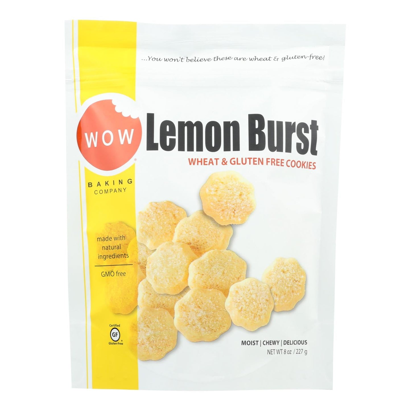 Wow Baking Lemon Burst Cookies - 8 Oz Pack of 6