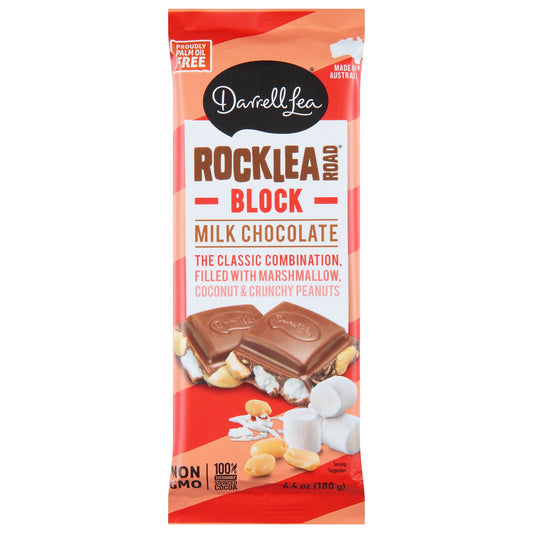 Darrell Lea Milk Chocolate Rocky Road, 6.4 oz, Case of 12