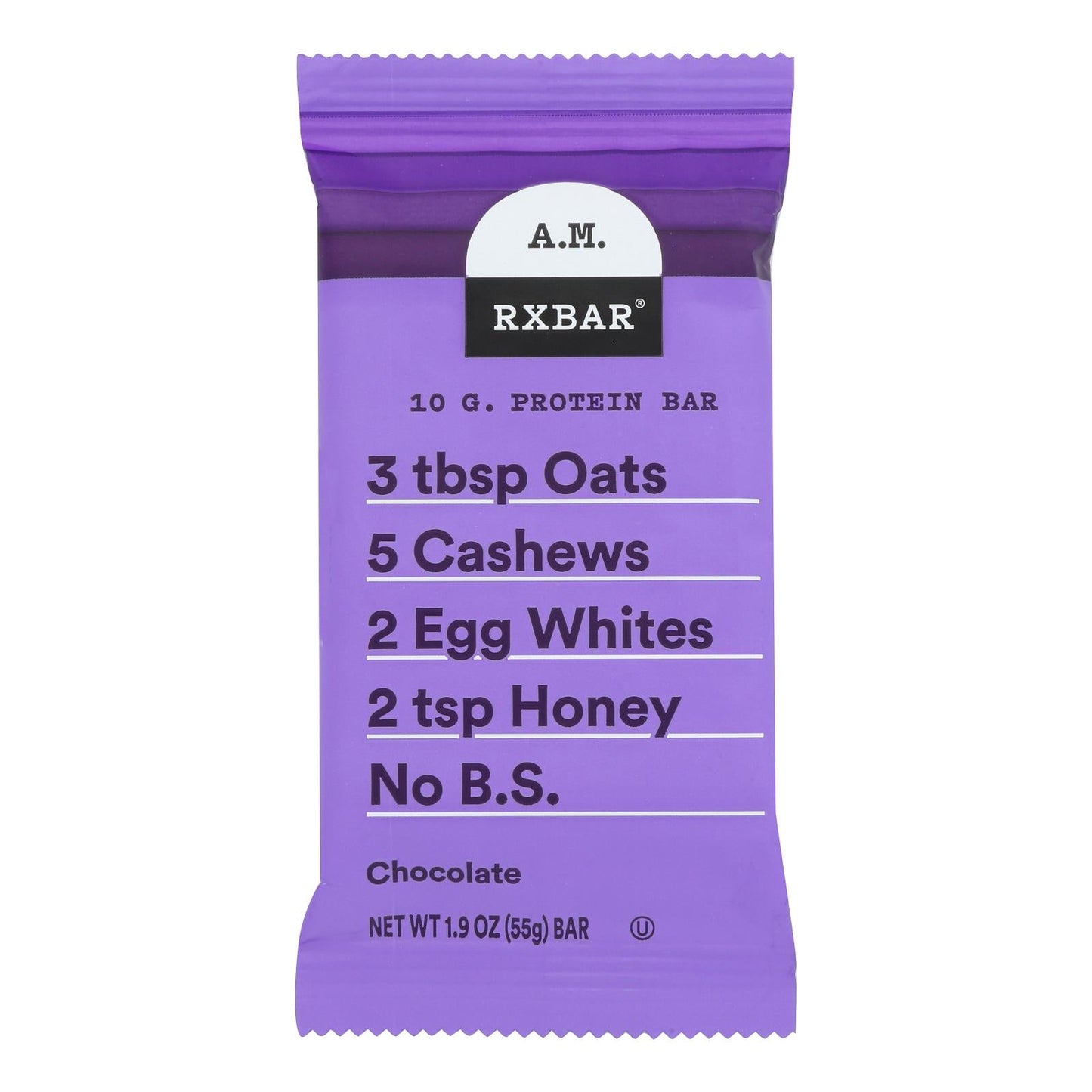 RXBAR Chocolate Cocoa Protein Bar - 1.9 oz - Pack of 12