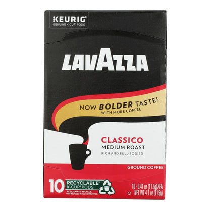 Lavazza Coffee Classico K-Cup  (10 Count), Case of 6
