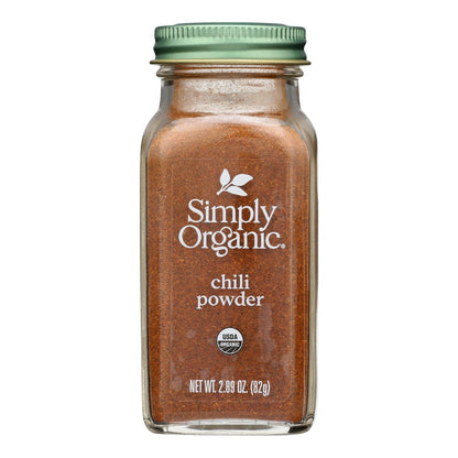 Simply Organic - Chili Powder Organic - 2.89 Oz - Case of 6