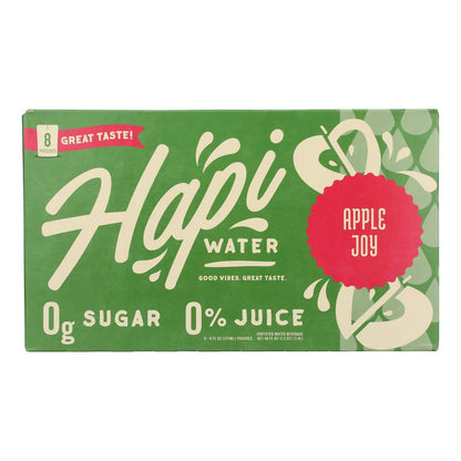 Hapi Drinks Water Apple Joy (8-pack) | 6fl oz