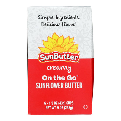 Organic Sunflower Butter On The Go - 6-Pack 9 Oz Cups