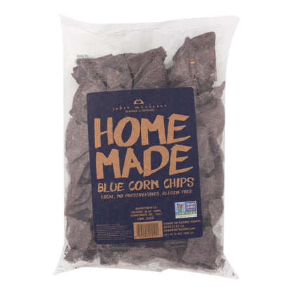 Sabor Mexicano Homemade Blue Corn Chips, 10 oz (Case of 11)