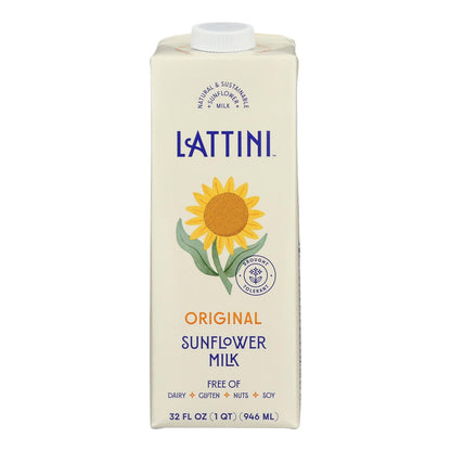 Lattini Original Sunflower Milk - 32 Fl Oz, Pack of 6
